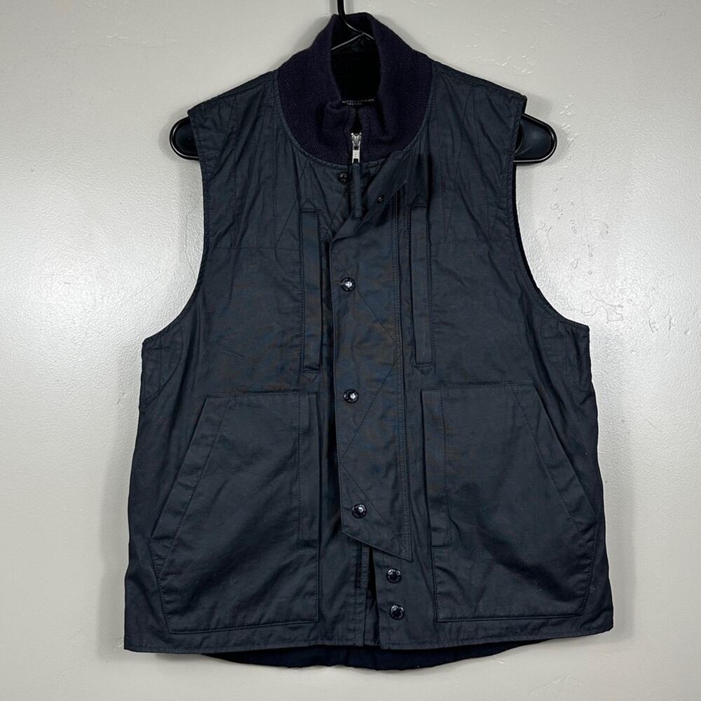 Engineered Garments Men’s Field Vest In Charcoal / Navy Blue Size Small